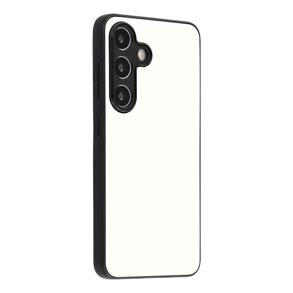 10Pcs for Samsung Galaxy S26 Case TPU + PC Heat Transfer Printing DIY Phone Cover with Matte PET Film - White - 2