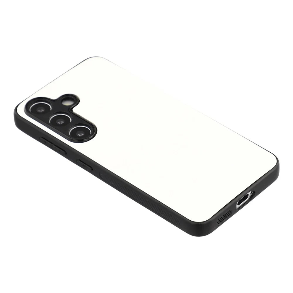 10Pcs for Samsung Galaxy S26 Case TPU + PC Heat Transfer Printing DIY Phone Cover with Matte PET Film - White - 4