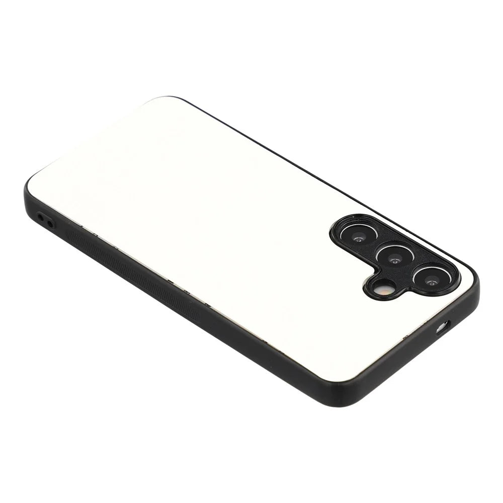 10Pcs for Samsung Galaxy S26 Magnetic Case TPU + PC Heat Transfer Printing DIY Phone Cover with Matte PET Film - White - 5