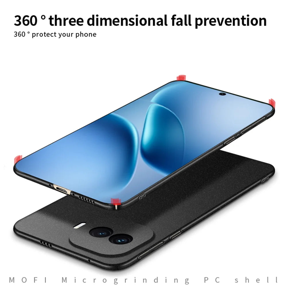 Mofi For vivo iQOO Z11 Turbo 5G Shield Matte Series PC Case Slim Fit Phone Cover - Black - 4