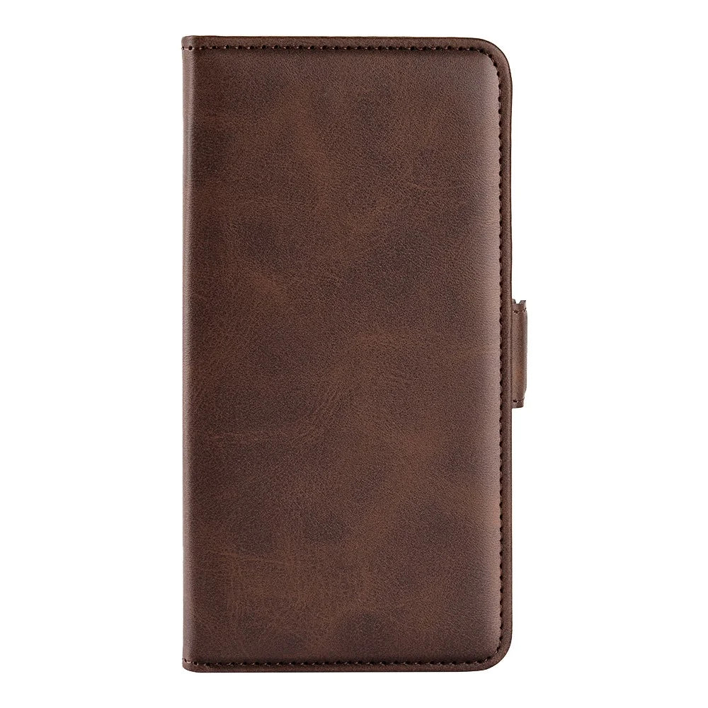 For OnePlus Nord CE6 5G / Nord 6 5G / Turbo 6V 5G / Turbo 6 5G Case Calf Texture Leather Wallet Phone Cover - Brown - 7