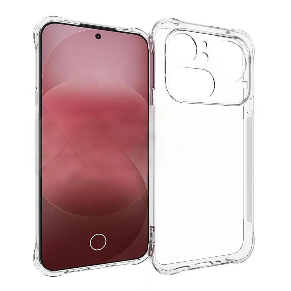 WANLONFENG For Nothing Phone (4a) Pro WL Series Case 2.0mm TPU Phone Cover with Tempered Glass Film - Transparent - 2