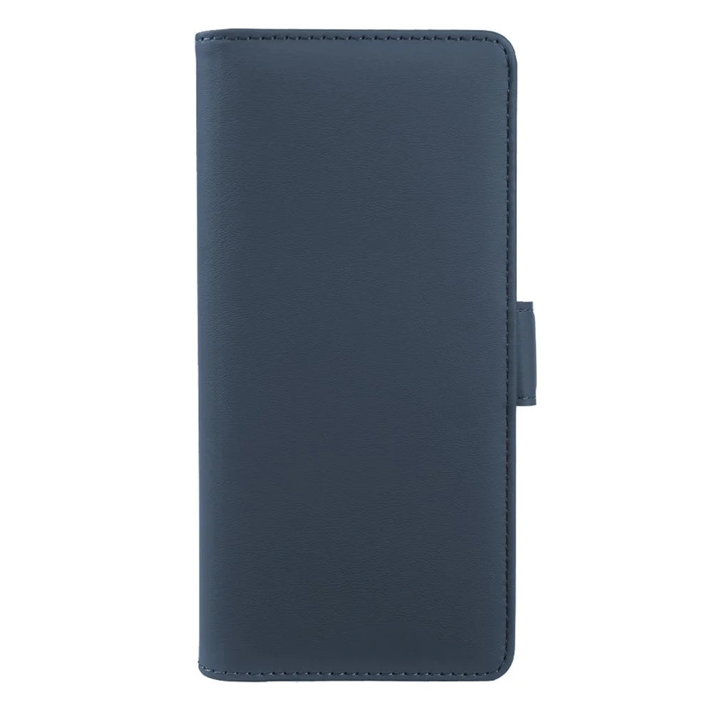 For Samsung Galaxy A24 5G Leather Case Wallet Stand TPU + PU Skin-touch Cover - Blue - 6
