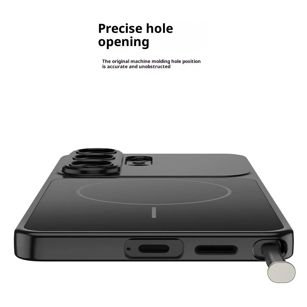 GKK For Samsung Galaxy S26 Ultra Magnetic Phone Case Detachable AG PC Matte Anti-Fingerprint Cover - Titanium Grey - 6