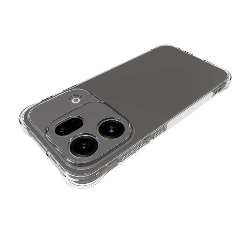 WANLONFENG For Oppo Find X9s Pro 5G WL Series Case 2.0mm TPU Phone Cover with Tempered Glass Film - Transparent - 4