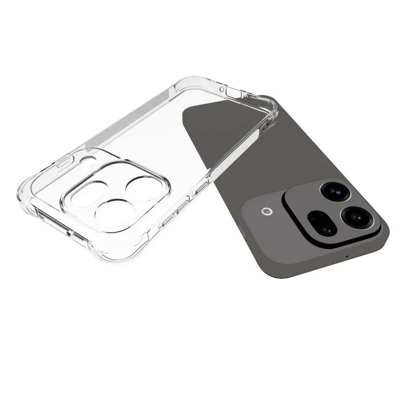 WANLONFENG For Oppo Find X9s Pro 5G WL Series Case 2.0mm TPU Phone Cover with Tempered Glass Film - Transparent - 5