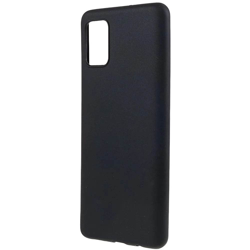 For Samsung Galaxy A51 4G SM-A515 Matte TPU Phone Protective Case Flexible Drop-proof Back Cover - Black - 2