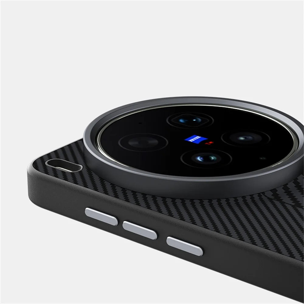 ABEEL For vivo X300 Ultra 5G Magnetic Case PC + TPU + Aluminum Alloy + PU Leather Slim Phone Back Cover - Texture 2 - 6