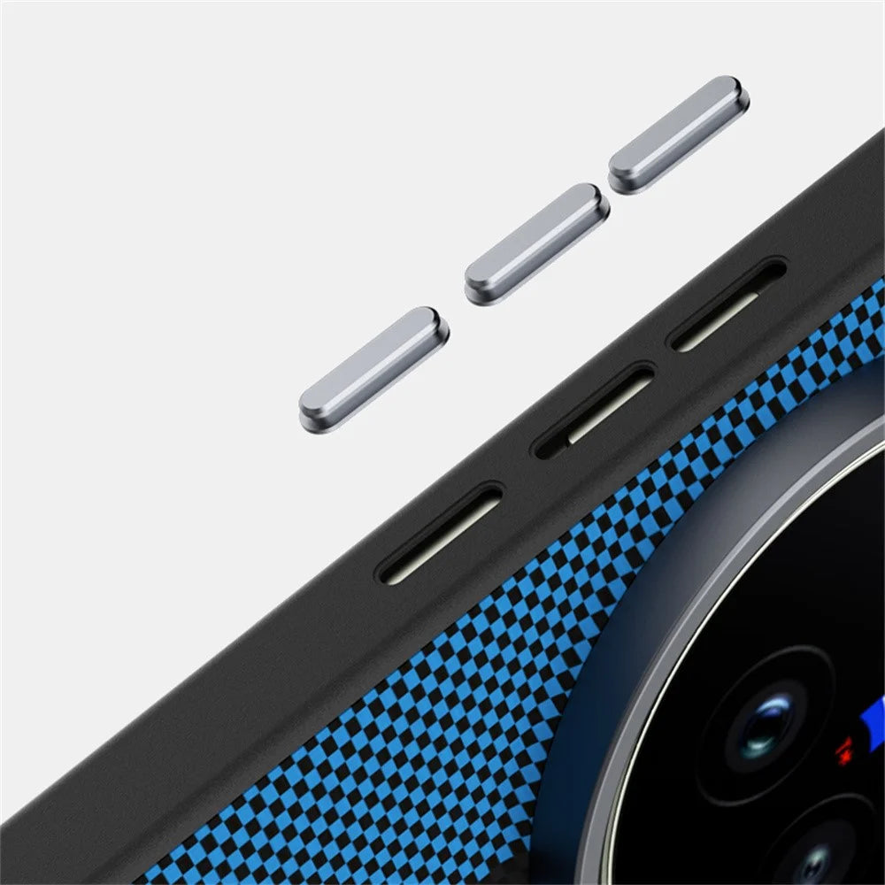 ABEEL For vivo X300s 5G Magnetic Case Micro-Embossing 6D Printed PC TPU Aluminum Alloy Leather Phone Cover - Outstanding No. 1 - 5