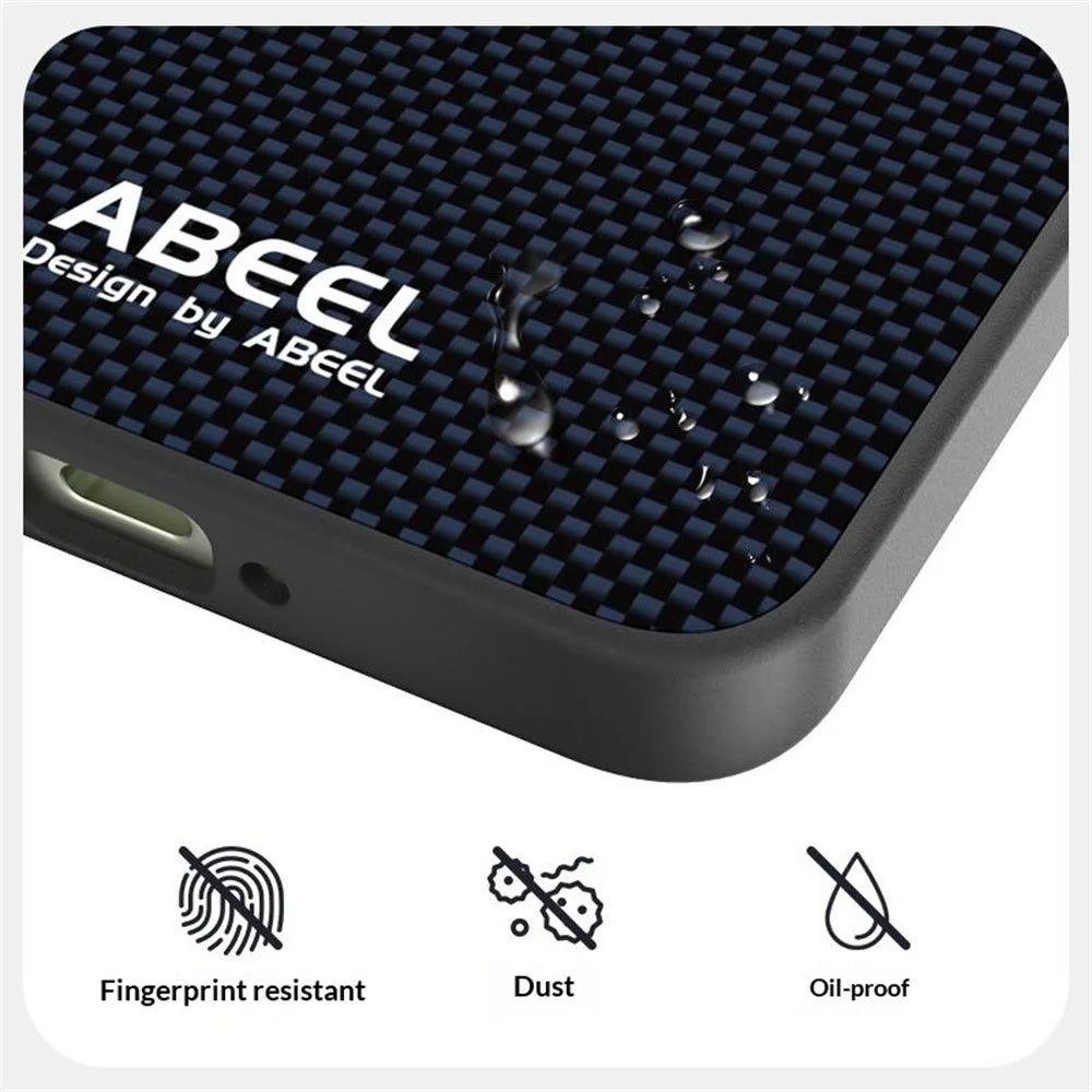 ABEEL For vivo X300s 5G Magnetic Case Printed PC TPU Aluminum Alloy Leather Phone Cover - Black - 4