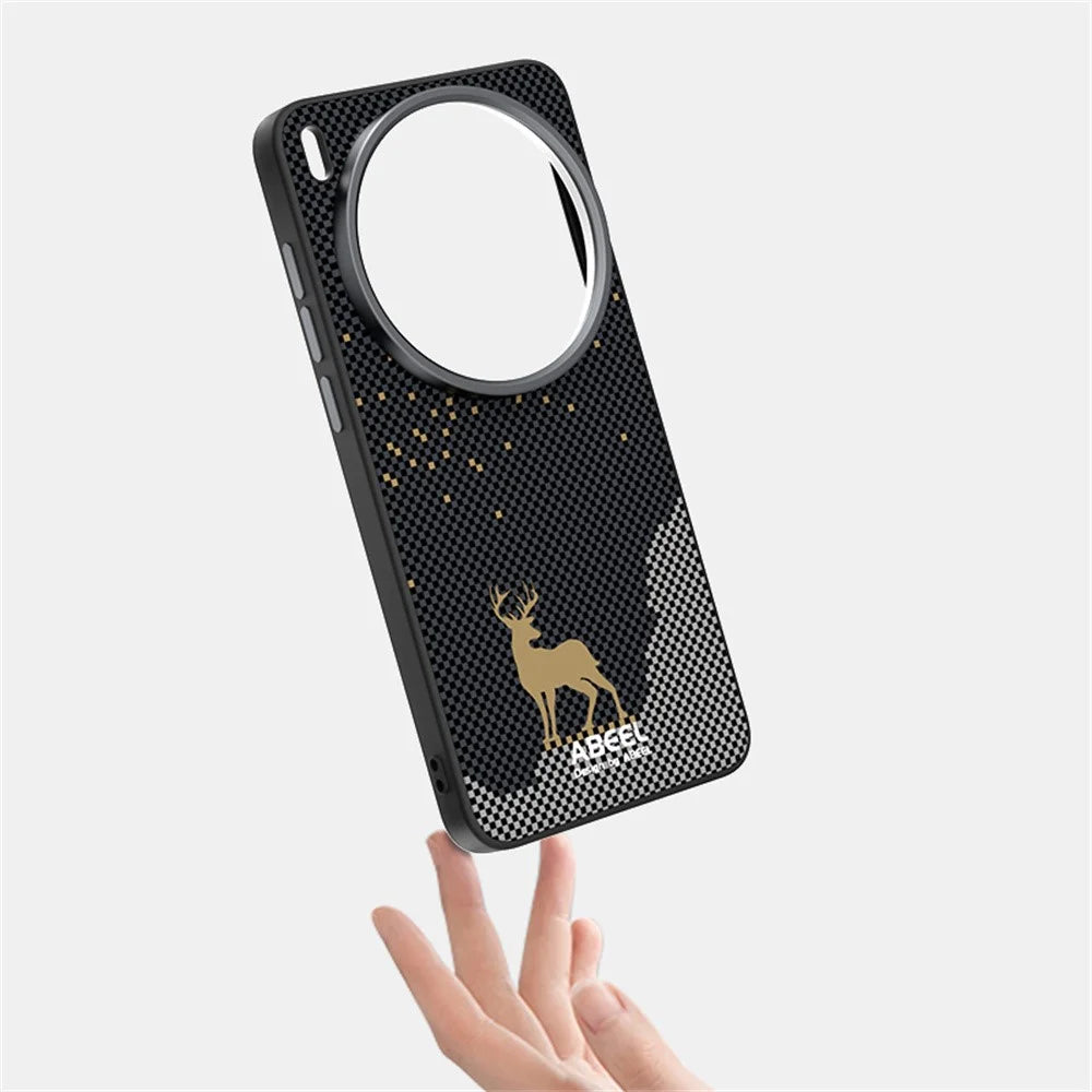 ABEEL For vivo X300s 5G Magnetic Case Ultra Slim PC TPU Phone Back Cover - Deer - 3