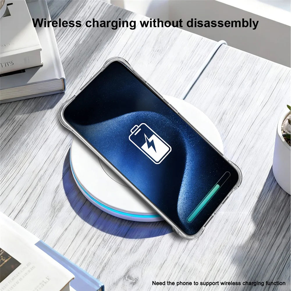 IMAK For vivo X300 Ultra 5G Case TPU Phone Cover Airbag Shockproof Protection - Transparent - 7