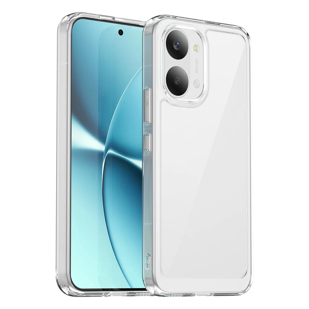 WANLONFENG For Xiaomi Redmi Turbo 5 Max 5G / Xiaomi Poco X8 Pro Max 5G Case MF Series TPU Acrylic Clear Phone Cover with Tempered Glass Film - Transparent - 2