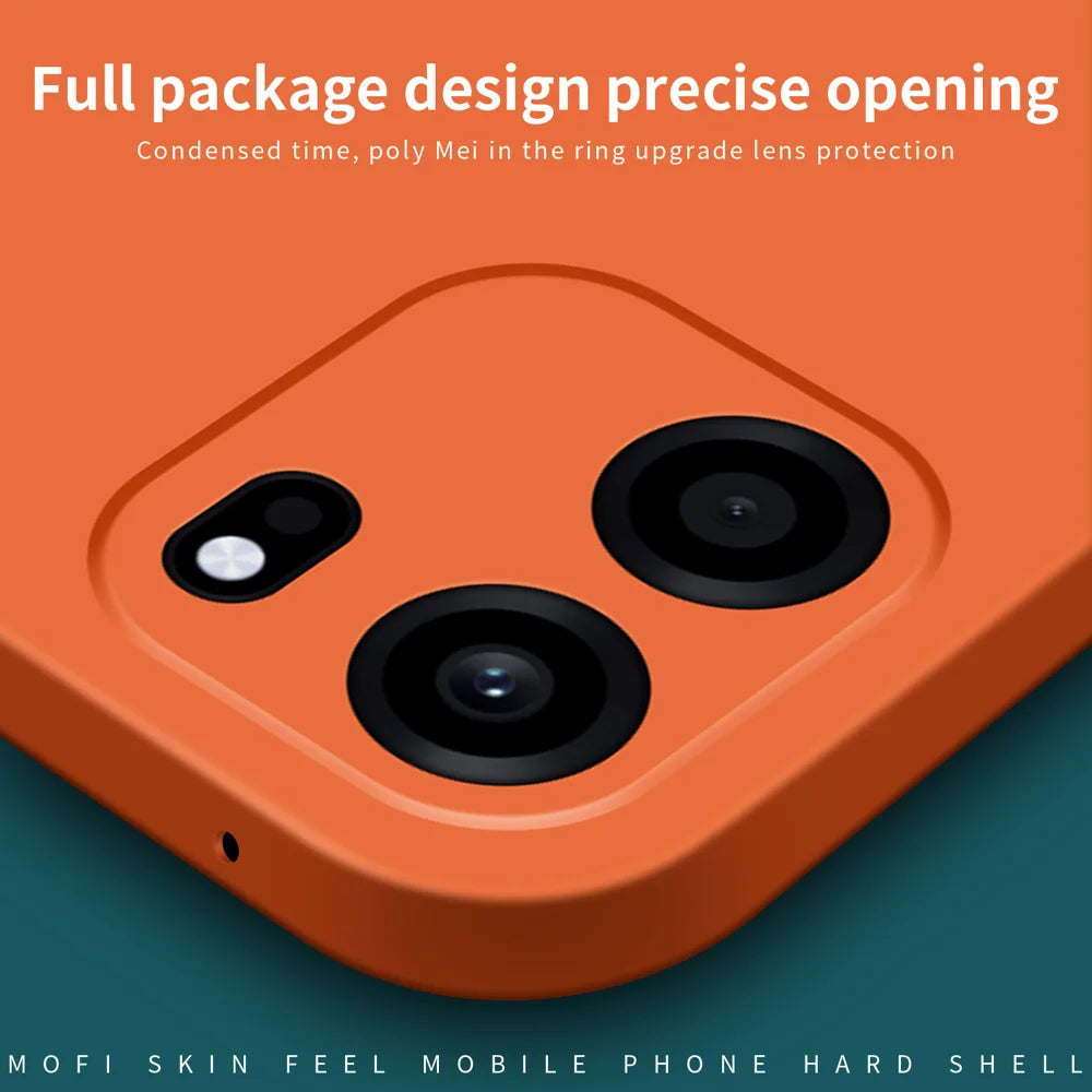 Mofi For OnePlus Turbo 6V 5G JK Qin Series Phone Case Skin-Touch Matte Anti-fingerprint Back Cover - Black - 3