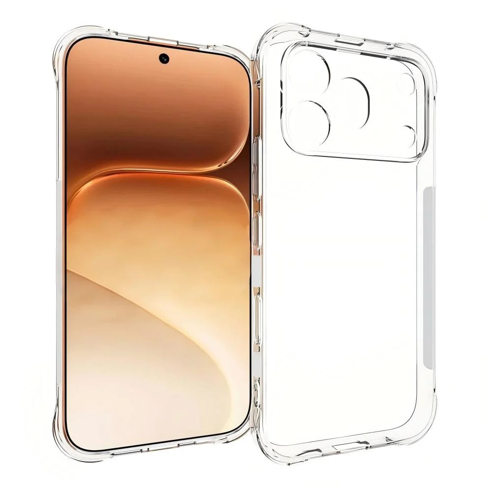 WANLONFENG For Honor 600 Pro 5G WL Series Case 2.0mm TPU Phone Cover with Tempered Glass Film - Transparent - 2