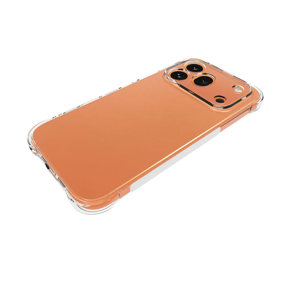 WANLONFENG For Honor 600 Pro 5G WL2 Series TPU Case 2.0mm Phone Cover with 2Pcs Tempered Glass Films - Transparent - 3
