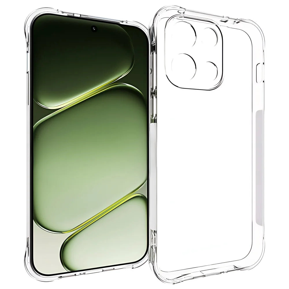 WANLONFENG for OnePlus Nord 6 5G  WL2 Series TPU Case 2.0mm Phone Cover with 2Pcs Tempered Glass Films - Transparent - 2
