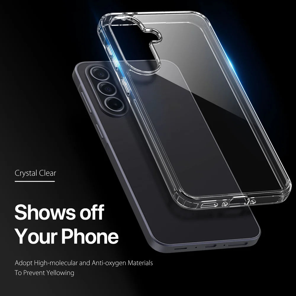 Dux Ducis for Samsung Galaxy A37 5G DUX DUCIS Clin Series Clear Phone Case TPU + PC Anti-drop Back Cover - Clear - 3