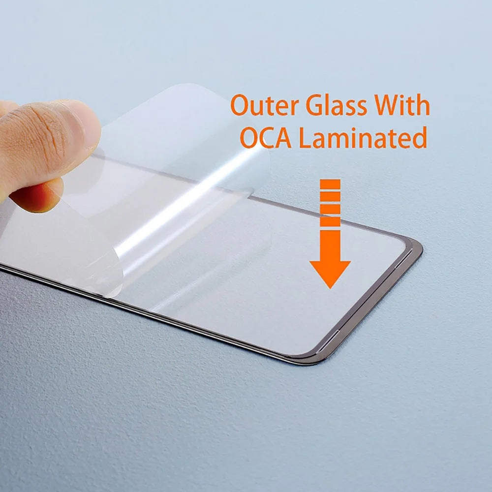 For TECNO Spark 10 Pro OEM Front Screen Glass Lens + OCA Adhesive Part (without Logo) - 2