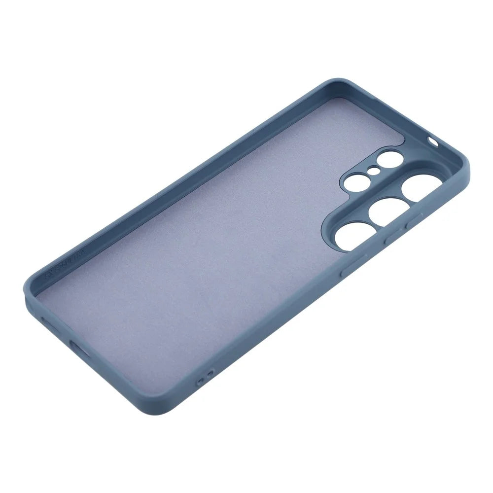 AMORUS For Samsung Galaxy S26 Ultra Case Precise Cutouts TPU Fiber Lining Shockproof Phone Cover - Lavender Grey - 5