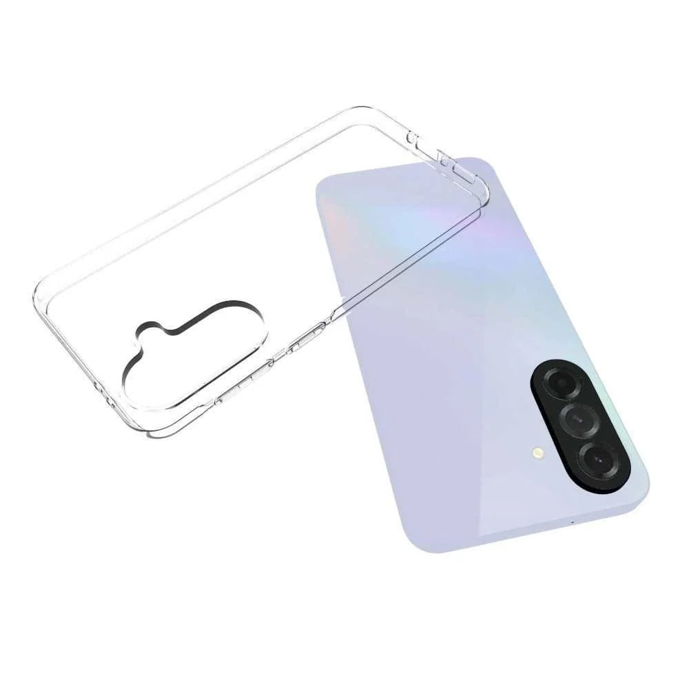 For Samsung Galaxy A27 5G Case Anti-Fingerprint Crystal Clear TPU Phone Cover - 4