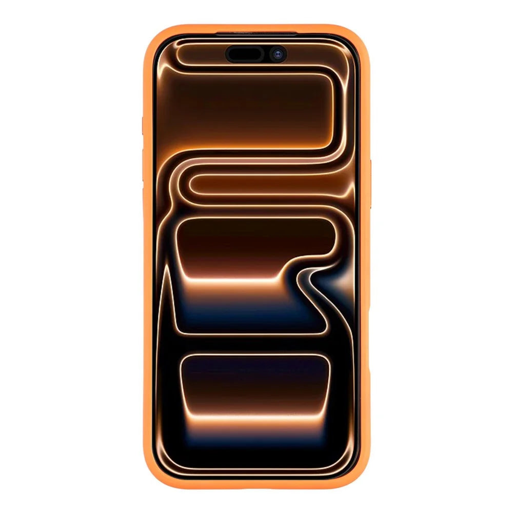 X-LEVEL for iPhone 17 Pro Magnetic Case Tech Fabric Coated TPU + PC Protective Phone Cover - Orange - 2