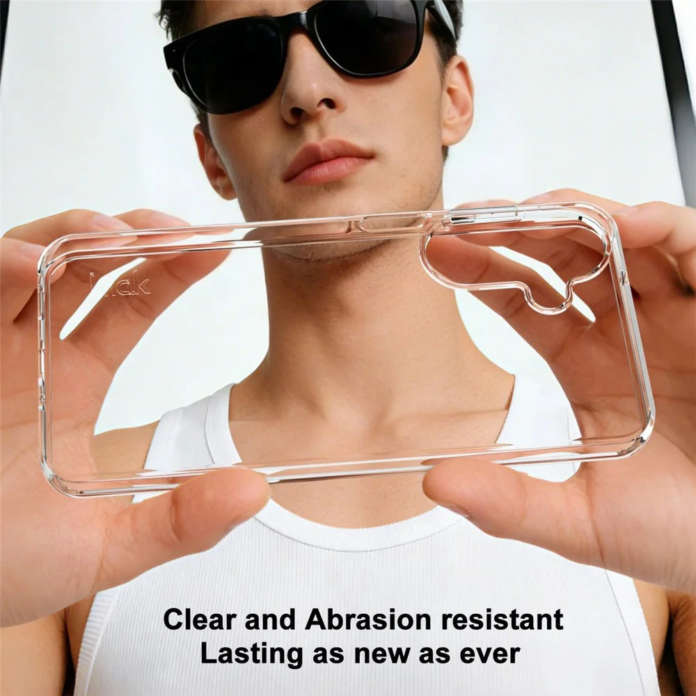 IMAK UX-10 Series For Samsung Galaxy M47 5G / A27 5G Phone Case Soft TPU Mobile Back Cover - Transparent - 4