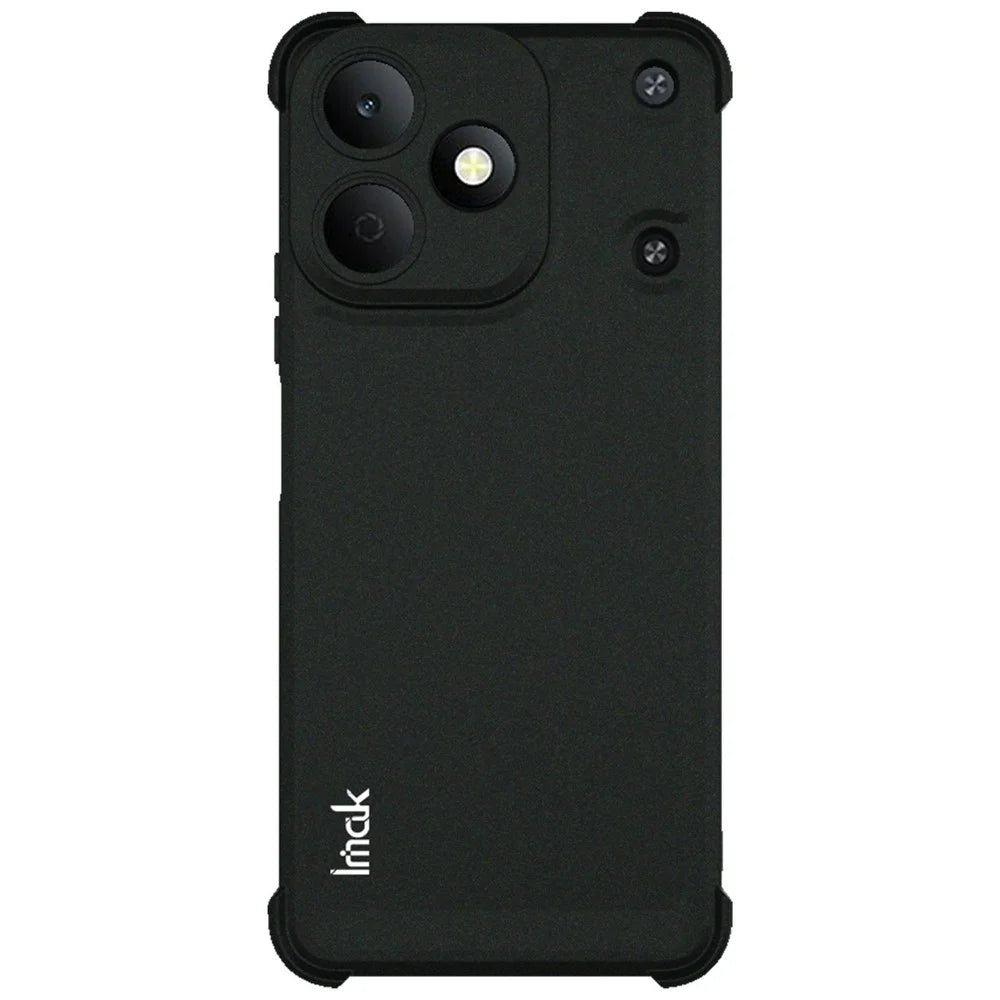 IMAK For Realme Note 80 4G Case TPU Phone Cover Airbag Shockproof Protection - Matte Black - 2