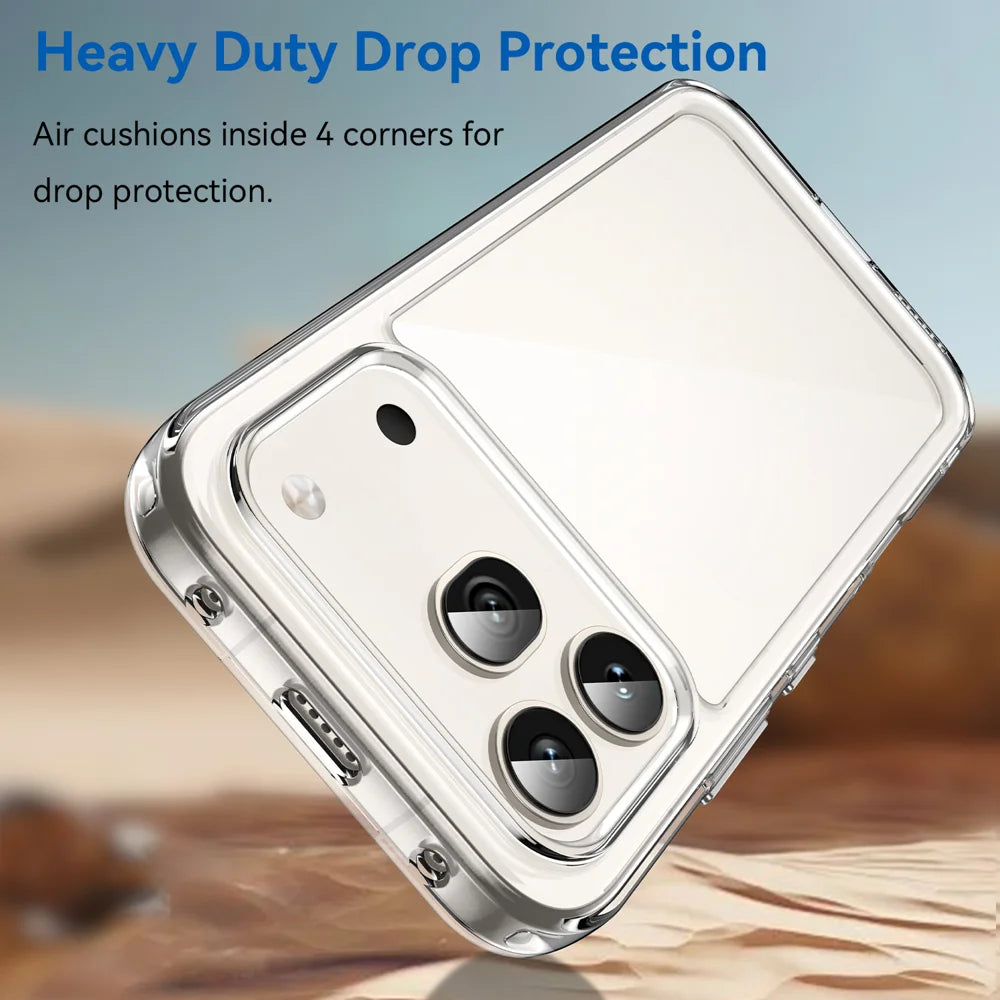 WANLONFENG for Honor 600 Pro 5G Phone Case  XC Series TPU Acrylic Cover with Tempered Glass (Big Lens Hole) - Black - 4