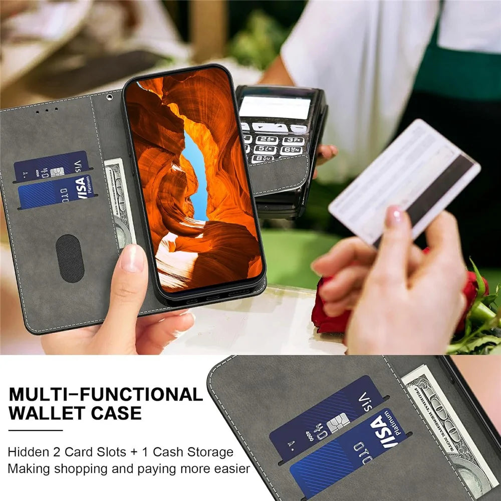 For iPhone 18 Pro Max / 17 Pro Max Wallet Stand Case Pattern Printing Leather Phone Cover - White Magnolia - 4