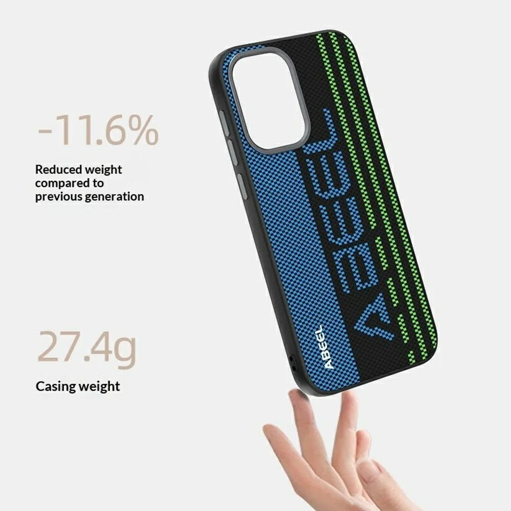 ABEEL For OnePlus Ace 6 Ultra 5G Magnetic Case Micro-Embossing 6D Printed PC TPU Aluminum Alloy Leather Phone Cover - Outstanding No. 1 - 3