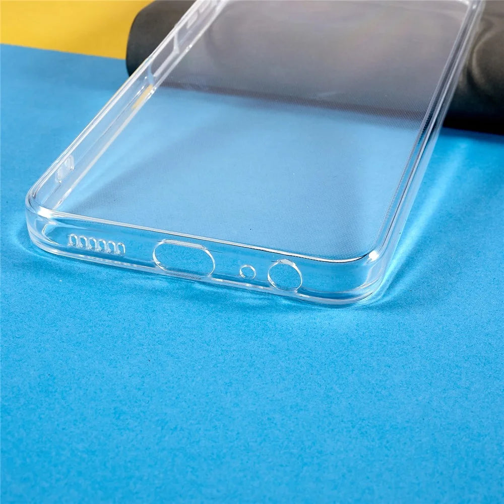 Dustproof Phone Cover for Samsung Galaxy A22 5G (EU Version), 1.5mm Thickened HD Clear Phone Case Flexible TPU Phone Back Shell - 4