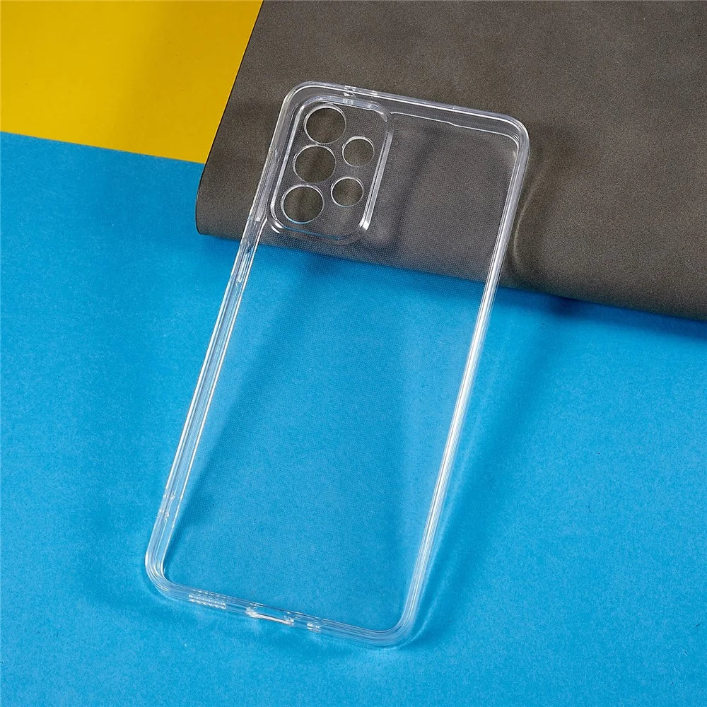 For Samsung Galaxy A33 5G Dustproof Anti-scratch 1.5mm Thickened HD Clear Phone Cover Flexible TPU Phone Back Case - 2