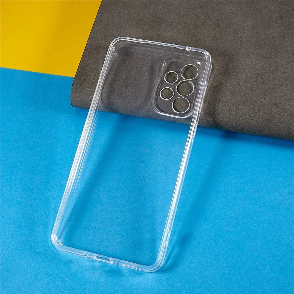 For Samsung Galaxy A33 5G Dustproof Anti-scratch 1.5mm Thickened HD Clear Phone Cover Flexible TPU Phone Back Case - 4