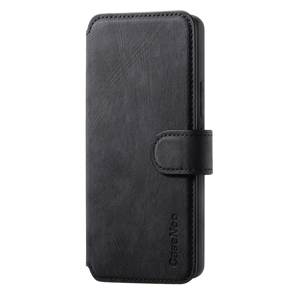 CASENEO for Samsung Galaxy A18 5G / A18 4G / A17 5G / A17 4G Magnetic Case  Detachable Leather Phone Wallet Cover - Black - 2