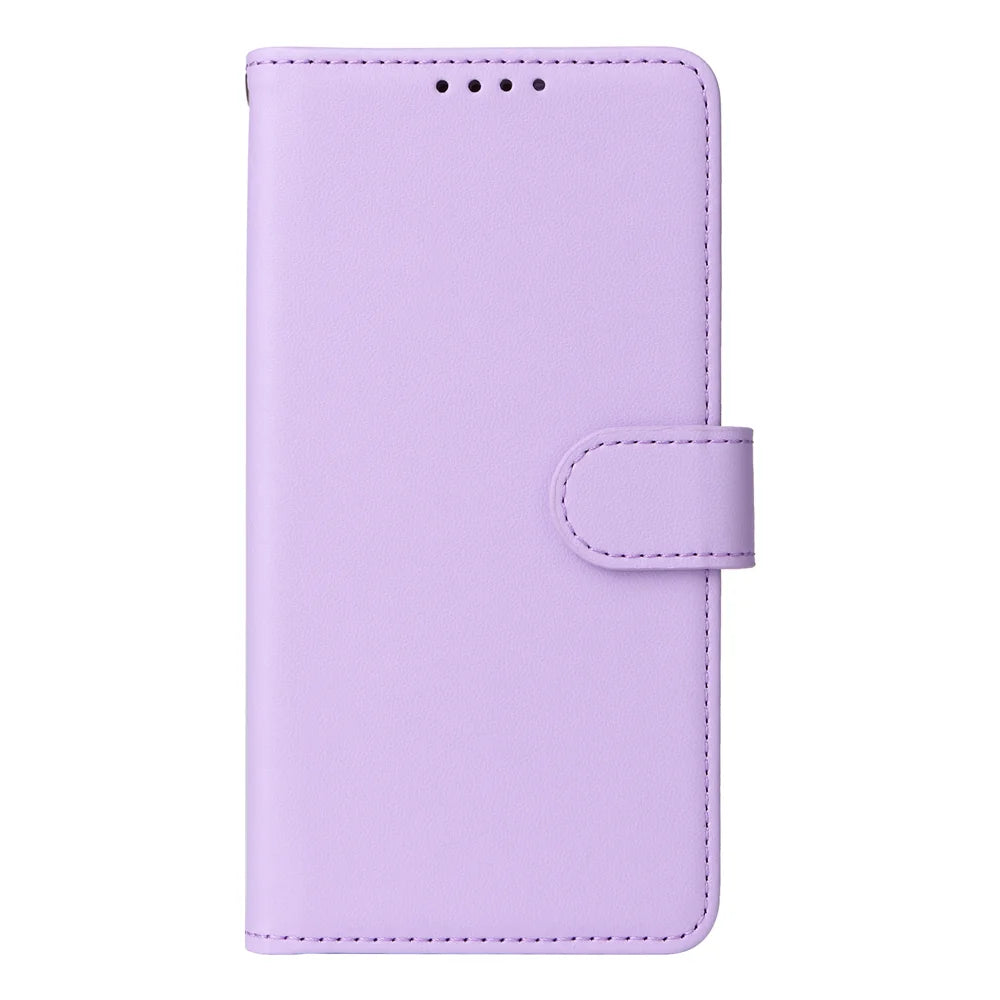 BETOPNICE for Samsung Galaxy S26 Magnetic Case  Detachable PU Leather Phone Cover with Strap - Purple - 3
