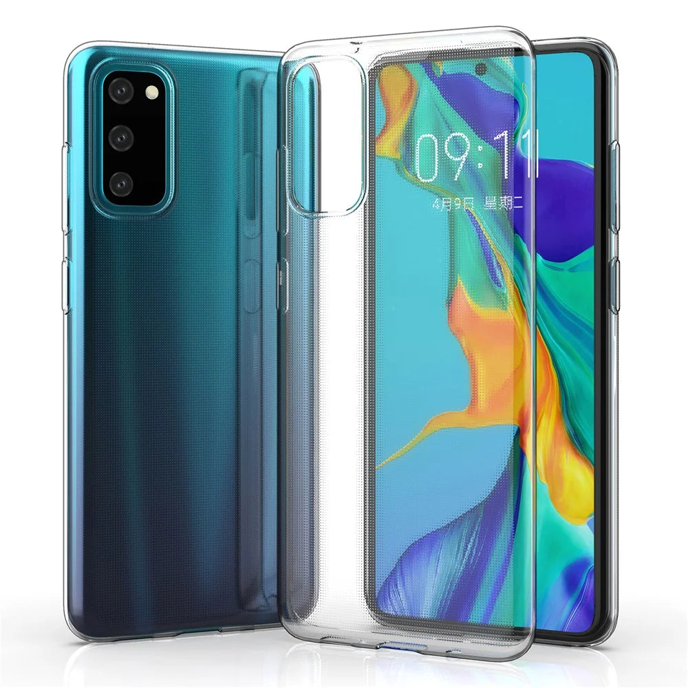 For Samsung Galaxy S20 4G / 5G 1.5mm Thicken HD Clear Phone Cover Shockproof TPU Back Case - 1