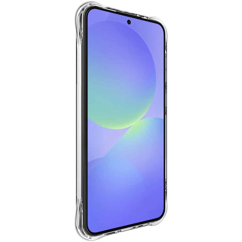 IMAK for Samsung Galaxy A56 5G Magnetic Case Airbag Shockproof Protection TPU Phone Cover - Transparent - 2