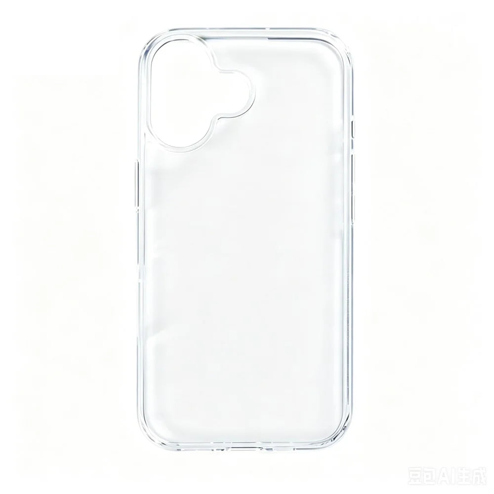 COTECi For iPhone 16 Clear Phone Case AI Camera Cutout Shockproof TPU PC Back Cover - 2