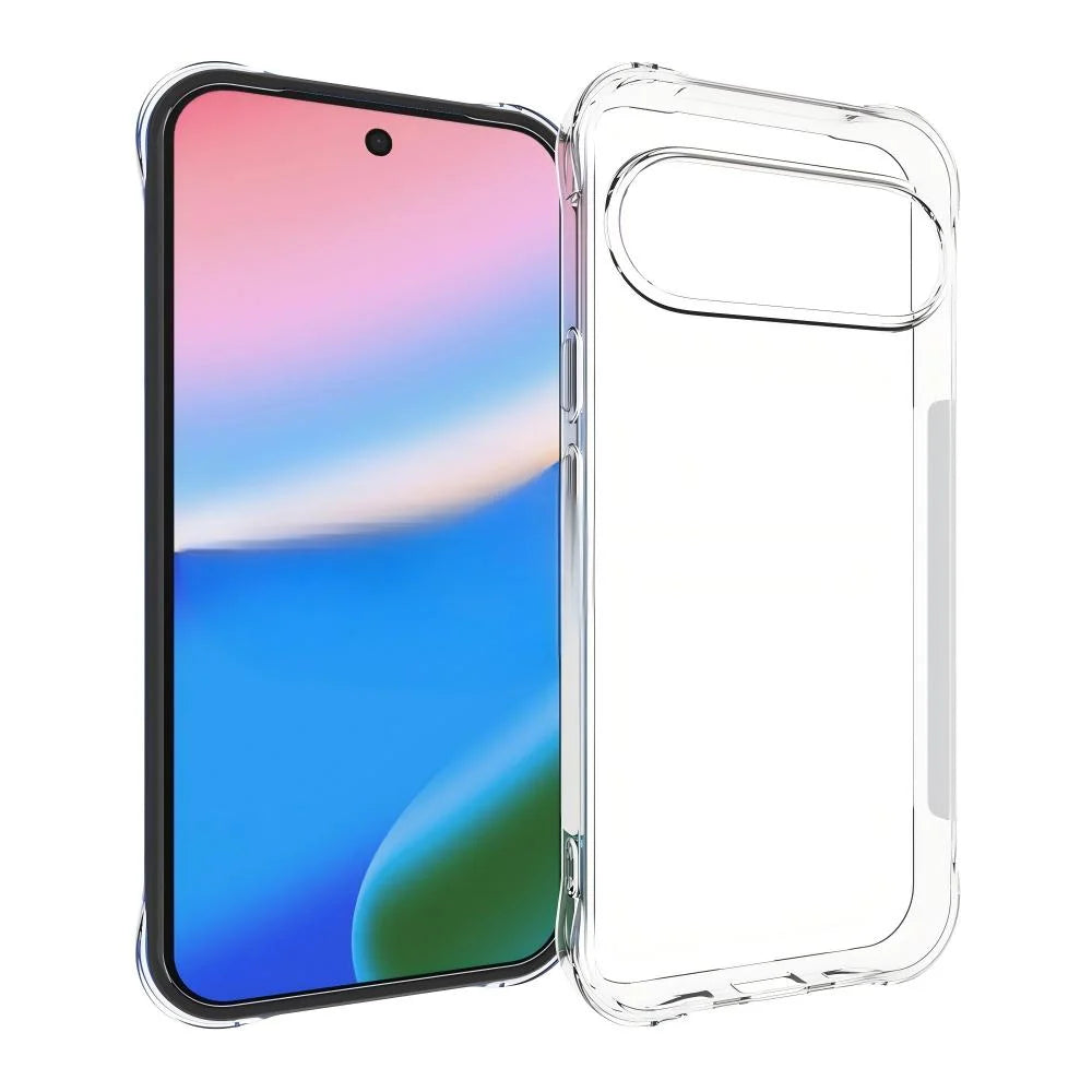 WANLONFENG for Google Pixel 11 Case  WL Series 2.0mm Clear TPU Cover with Tempered Glass (Big Lens Hole) - Transparent - 2