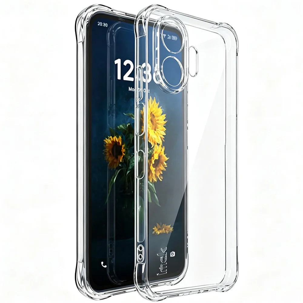 IMAK For TCL NxtPaper 70 Pro 5G Case TPU Phone Cover Airbag Shockproof Protection - Transparent - 1