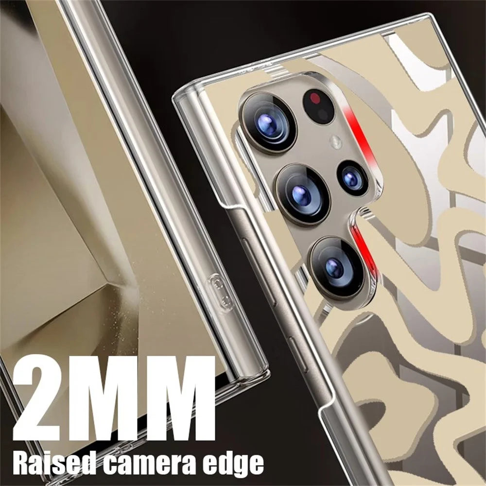 For Samsung Galaxy S26 Ultra Case Leopard Pattern UV Printing Hard PC Protective Phone Cover - GA159TRGM - 4