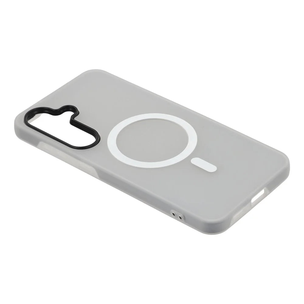 For Samsung Galaxy S26+ Magnetic Case PC + TPU Frosted Phone Cover - Black - 5