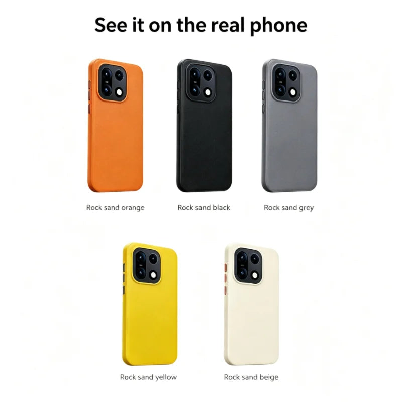 For OnePlus 15 5G Magnetic Case Matte Texture Anti-fingerprint Shockproof PC + TPU Phone Cover - Orange - 4