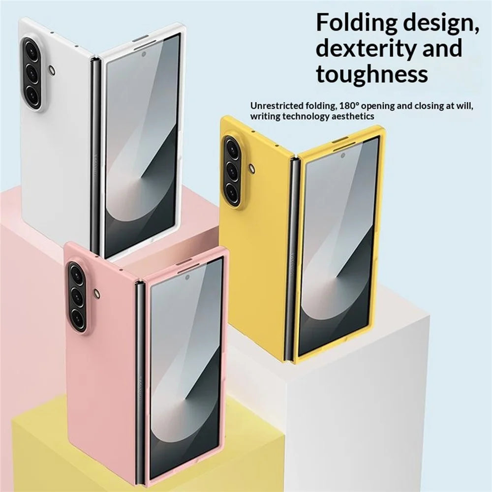 For Samsung Galaxy Z Fold8 Ultra Case Skin-Touch Texture Hard PC Folding Phone Cover - Black - 2