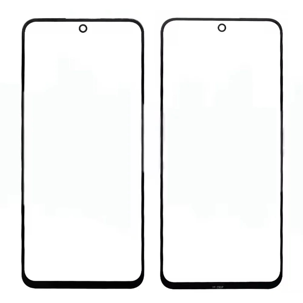 For Honor X6c 4G Front Screen Glass Lens + OCA Adhesive Part (without Logo) - 1