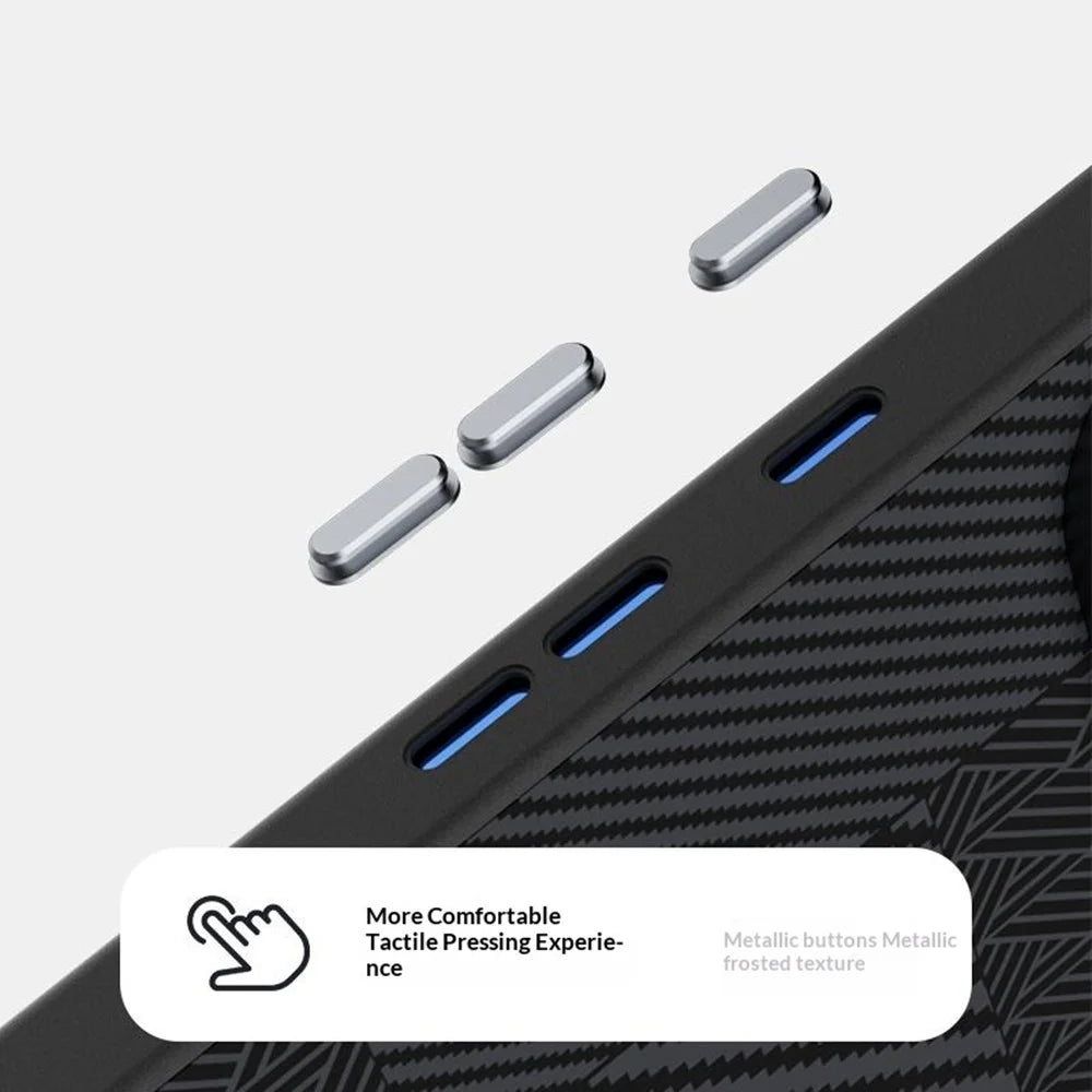 ABEEL For Google Pixel 11 Magnetic Case PC + TPU + Aluminum Alloy + PU Leather Slim Phone Back Cover  - Texture 3 - 5