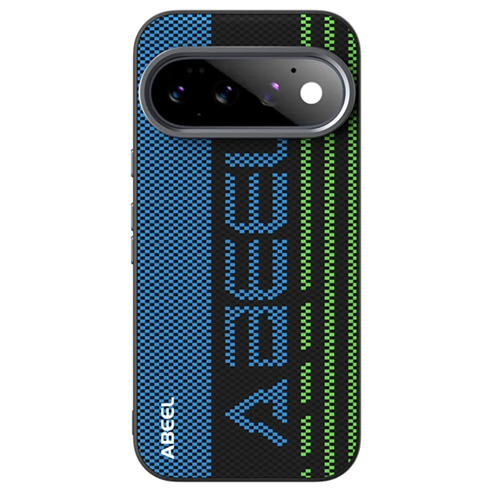 ABEEL For Google Pixel 11 Magnetic Case Micro-Embossing 6D Printed PC TPU Aluminum Alloy Leather Phone Cover - Outstanding No. 1 - 2
