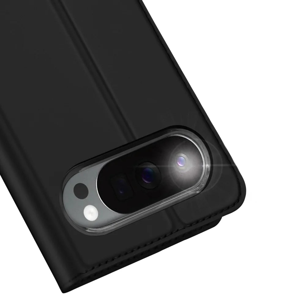 DUX DUCIS for Google Pixel 11 Skin Pro Series Case Leather Stand Cover Card Holder - Black - 3