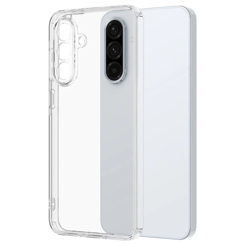 For Samsung Galaxy S26 FE Clear Phone Case TPU+Acrylic Shockproof Phone Back Cover - Clear - 7